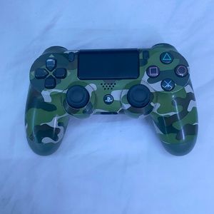 ps4 sony PlayStation 4 dualshock 4 V2 wireless controller, green camouflage